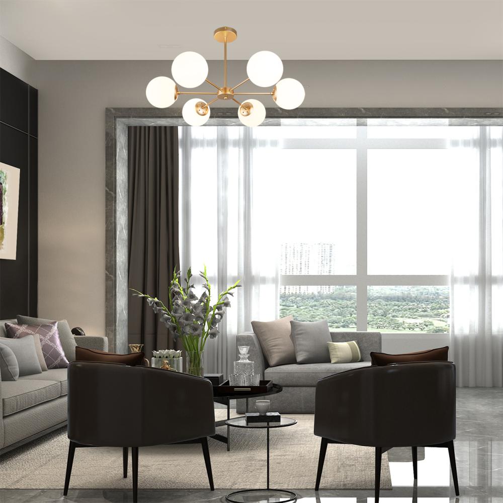 Люстра на штанге Escada Ethereal 2110/6P Gold Люстра на штанге Escada Ethereal 2110/6P Gold