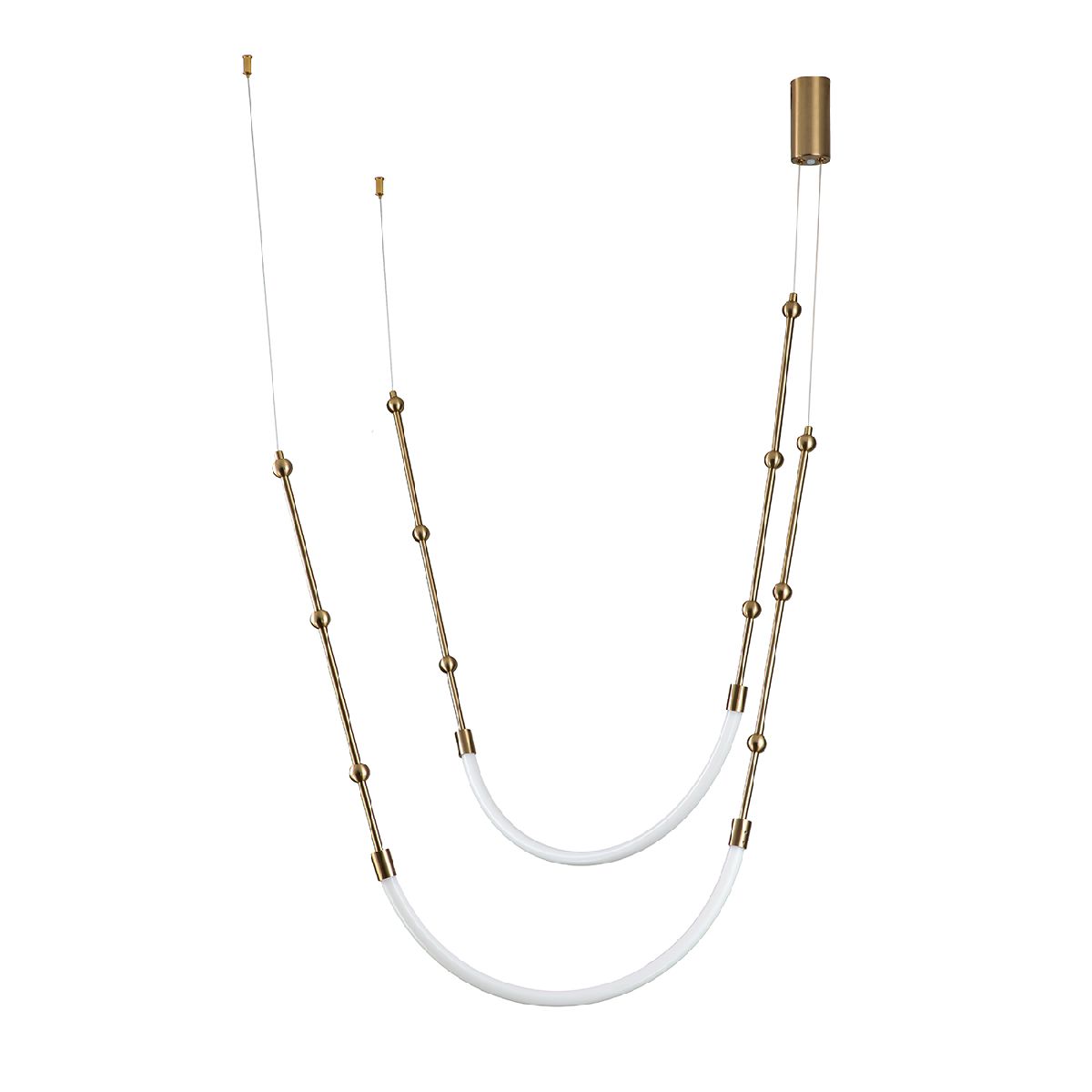 Подвесная люстра Indigo Corda 14010/2P Brass V000063L Подвесная люстра Indigo Corda 14010/2P Brass V000063L