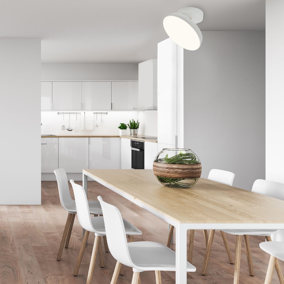 Потолочный светильник Escada 20023SMA/01LED WH Потолочный светильник Escada 20023SMA/01LED WH