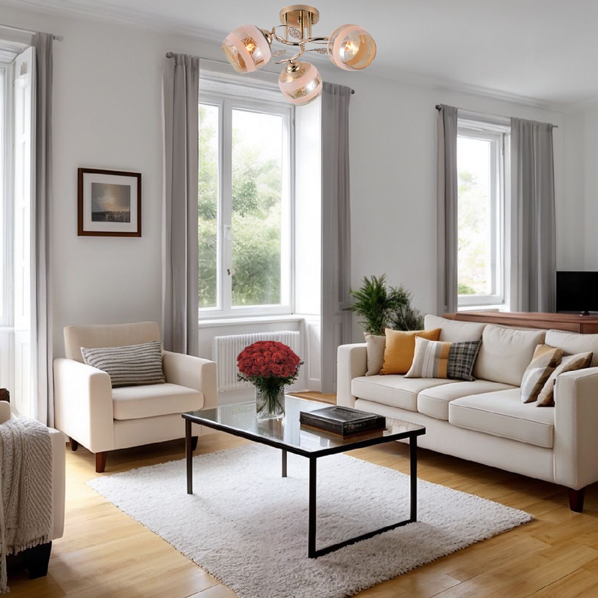 Потолочная люстра Escada Aiva 1110/3PL Потолочная люстра Escada Aiva 1110/3PL