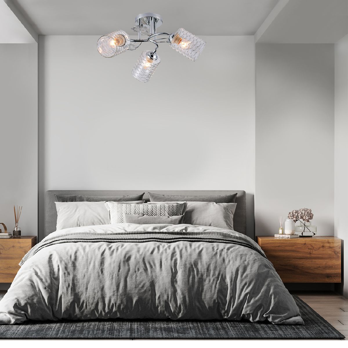 Потолочная люстра Escada Weigela 1113/3PL Потолочная люстра Escada Weigela 1113/3PL