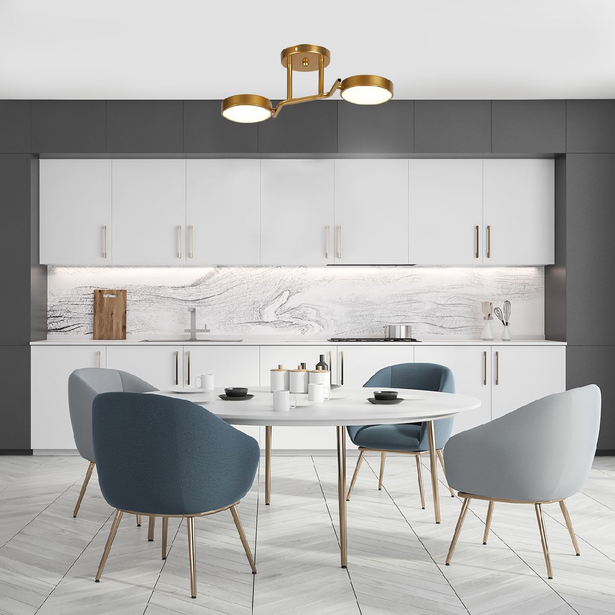 Потолочный светильник Escada Starlight 10273/2LED Потолочный светильник Escada Starlight 10273/2LED