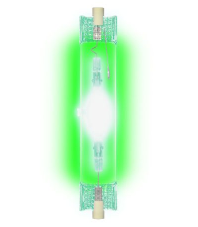 Лампа металлогалогенная линейная (03802) Uniel R7s 150W прозрачная MH-DE-150/GREEN/R7s