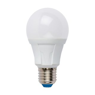 Лампа светодиодная диммируемая (UL-00004285) Uniel E27 10W 6500K матовая LED-A60 10W/6500K/E27/FR/DIM PLP01WH