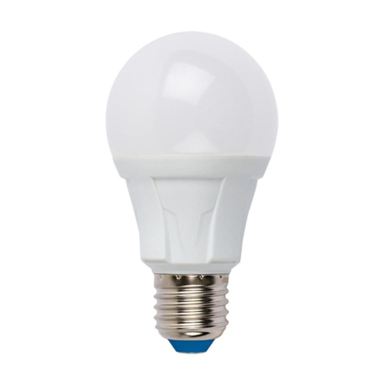Лампа светодиодная диммируемая (UL-00004289) Uniel E27 12W 4000K матовая LED-A60 12W/4000K/E27/FR/DIM PLP01WH