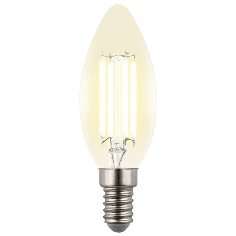 Лампа светодиодная филаментная Uniel LED-C35-4W/3000K/E14/CL GLY01TR UL-00011936