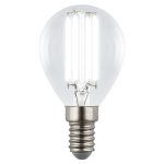 Лампа светодиодная филаментная Uniel LED-G45-4W/4000K/E14/CL GLY01TR UL-00011939
