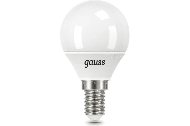 Лампа светодиодная Gauss E14 6,5W 6500K матовая 105101307