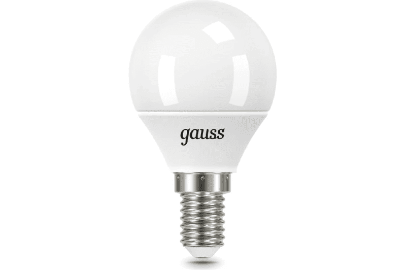 Лампа светодиодная Gauss E14 6,5W 6500K матовая 105101307 Лампа светодиодная Gauss E14 6,5W 6500K матовая 105101307