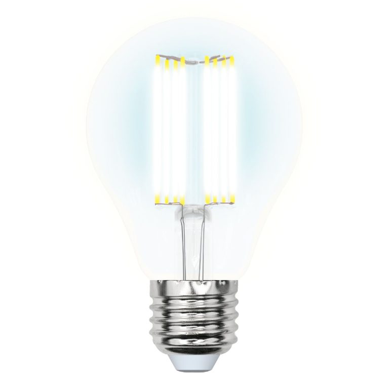 Лампа светодиодная (UL-00005898) Uniel E27 23W прозрачная LED-A70-23W/4000K/E27/CL PLS02WH