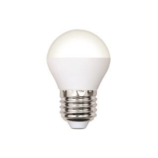 Лампа светодиодная Volpe LED-G45-6W/3000K/E27/FR/SLS UL-00008805
