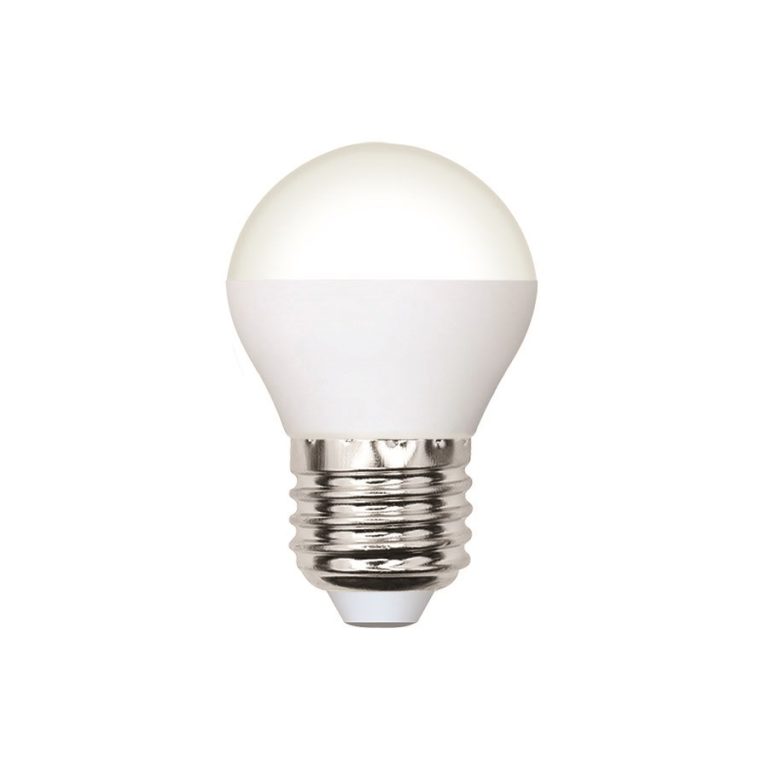 Лампа светодиодная Volpe LED-G45-6W/3000K/E27/FR/SLS UL-00008805