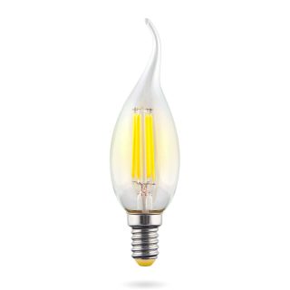 Лампа светодиодная Voltega E14 6W 4000К шар прозрачный VG10-CW1E14cold6W-F 7018