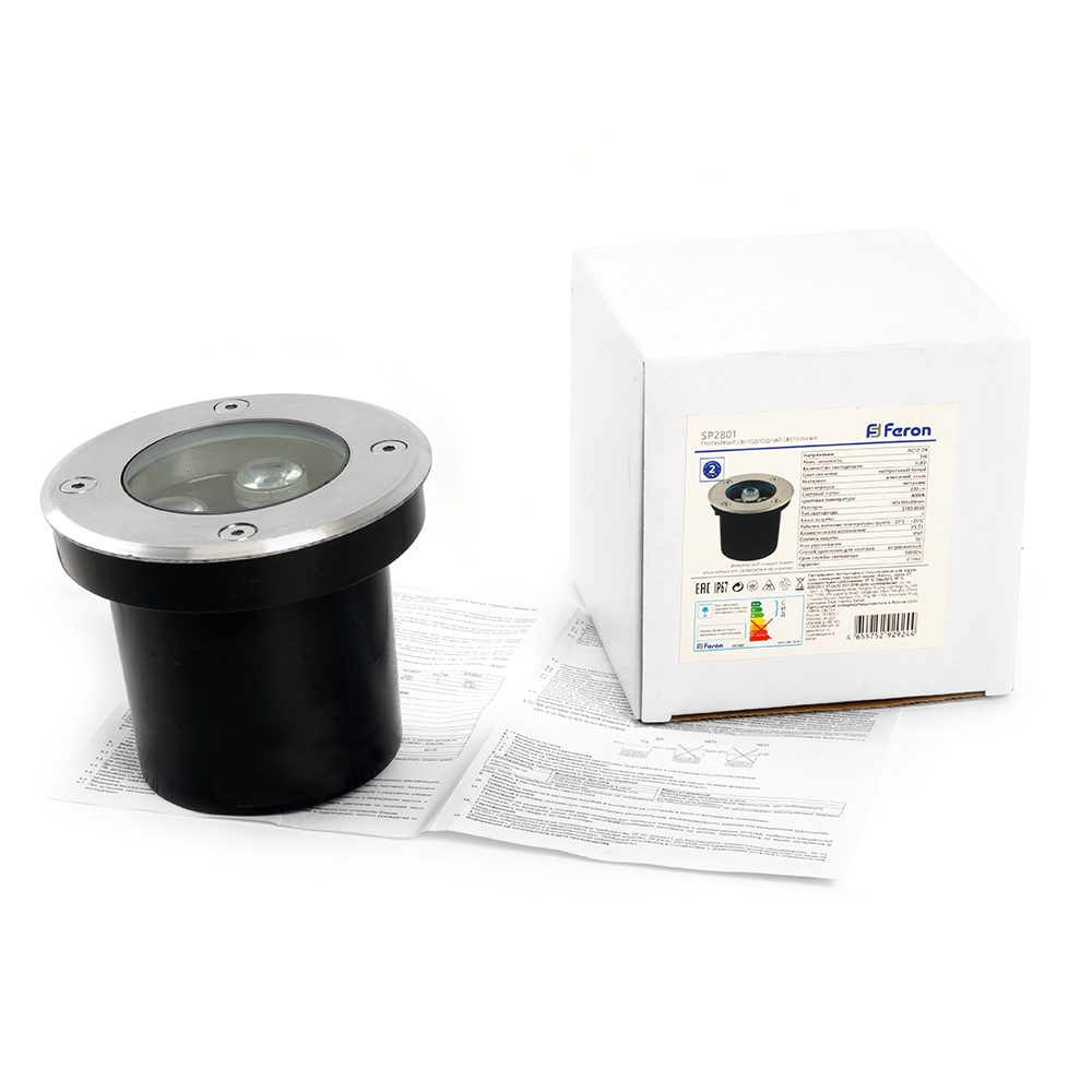 Грунтовый светильник Feron SP2801 48345 Грунтовый светильник Feron SP2801 48345