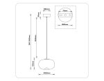 Подвесной светильник Ambrella Light High Light Modern LH11082