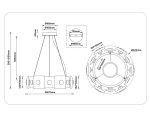 Подвесная люстра Ambrella Light High Light Crystal LH31021