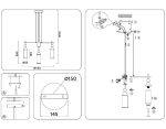 Подвесная люстра Ambrella Light High Light Heigh Light LH55276