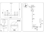 Люстра на штанге Ambrella Light High Light Heigh Light LH55513