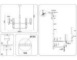 Люстра на штанге Ambrella Light High Light Heigh Light LH55515