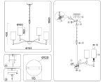 Подвесная люстра Ambrella Light High Light Heigh Light LH56054