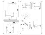 Настенный светильник Ambrella Light High Light LH57035