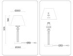 Настольная лампа Ambrella Light High Light Heigh Light LH71027