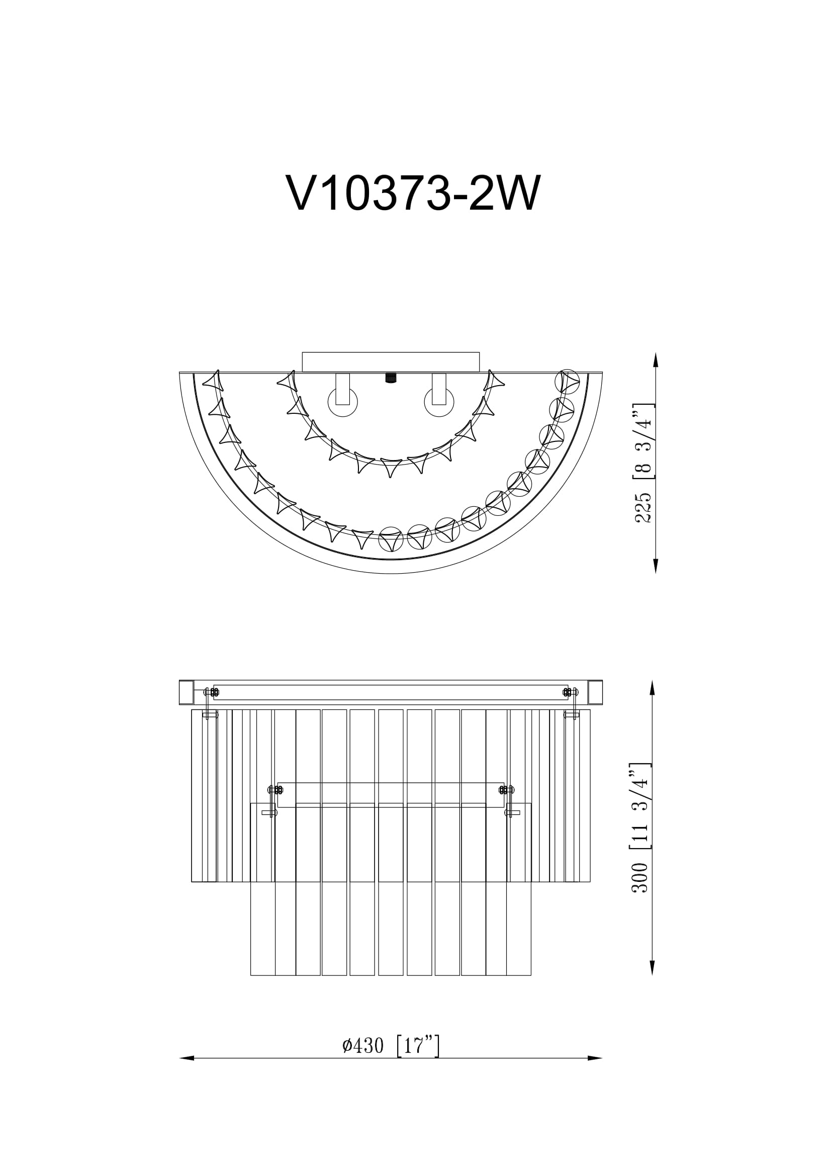 Настенный светильник Moderli Avista V10373-2W Настенный светильник Moderli Avista V10373-2W