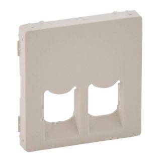 Лицевая панель Legrand Valena Life розетки телефонной RJ-11/Ethernet RJ-45 слоновая кость 755421
