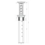 Сенсорный блок розеток LK (3 секции и 2 USB) Mebax 00-00001183