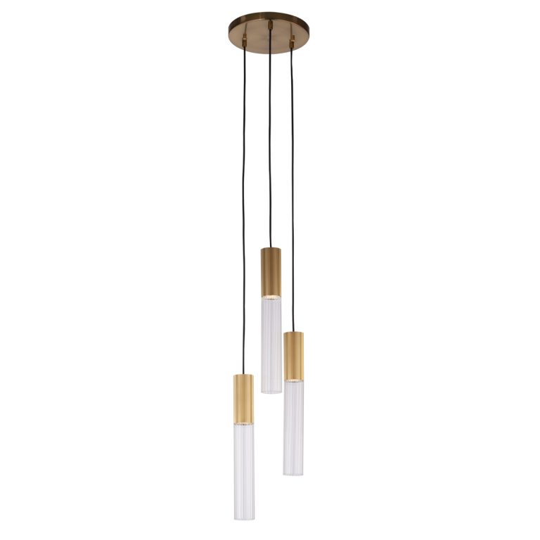 Подвесной светильник Delight Collection Flume MD2045-3A ant.brass