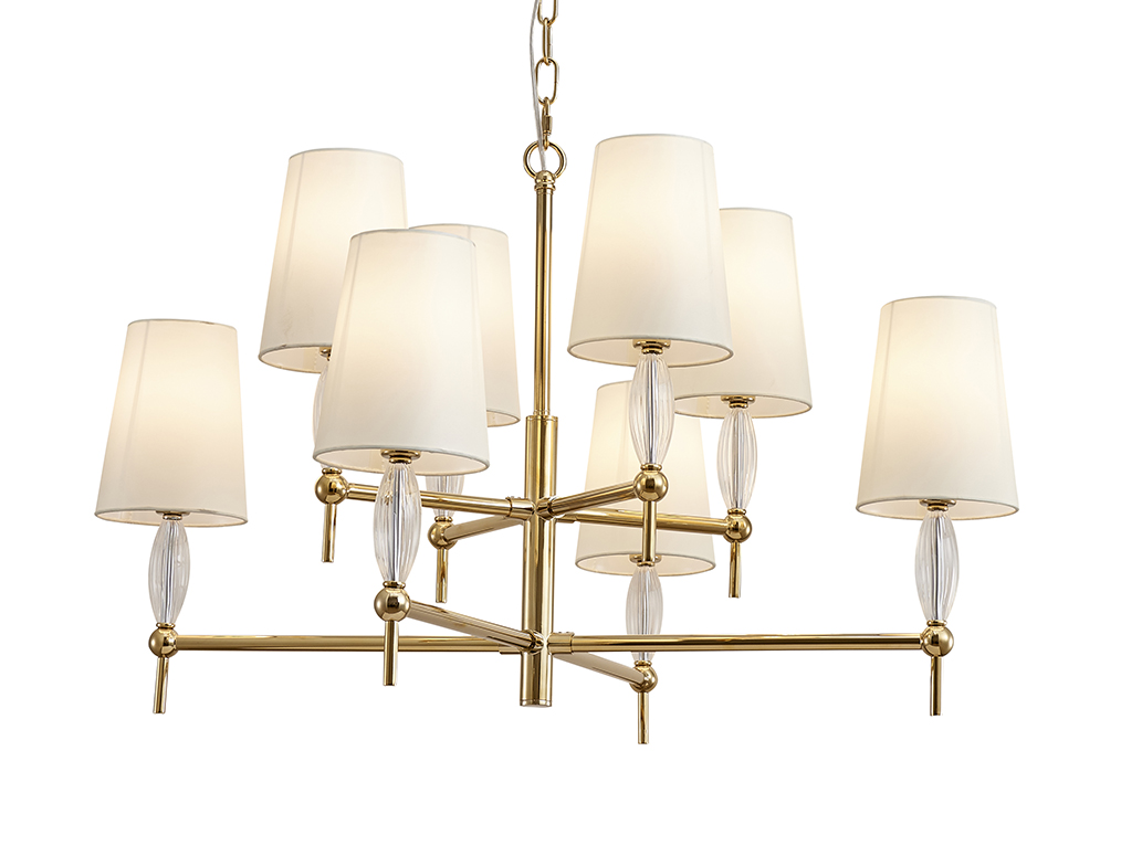 Подвесная люстра Newport Chelsy 4378/C gold М0070440 Подвесная люстра Newport Chelsy 4378/C gold М0070440