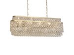 Подвесная люстра Newport Tiffany 8530/120 C oval gold polished М0070717