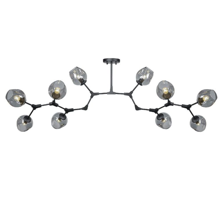 Люстра на штанге AM Group LOFT-10 BK