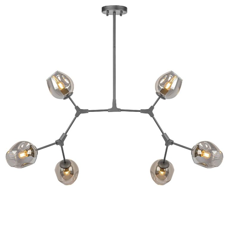 Люстра на штанге AM Group LOFT-6 BK