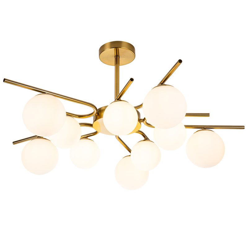 Люстра на штанге Escada Sphere 642/10P Brass Люстра на штанге Escada Sphere 642/10P Brass