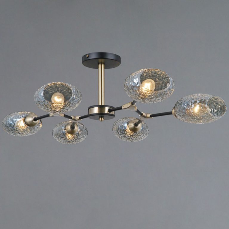 Люстра на штанге Illumico IL0272-6CSQ-25 BK AB TRENTO