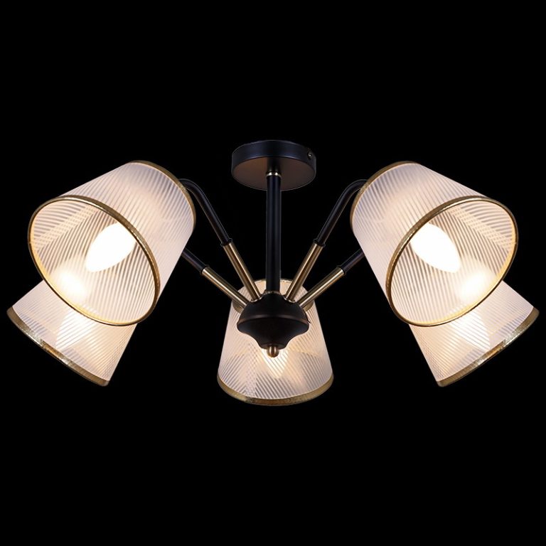 Люстра на штанге Illumico IL0344-5CSQ-79 BK AB