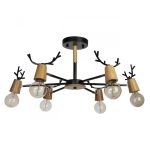 Люстра на штанге Loft IT Sven 10024/6 Black