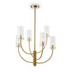 Люстра на штанге Maytoni Arco MOD223PL-06BS
