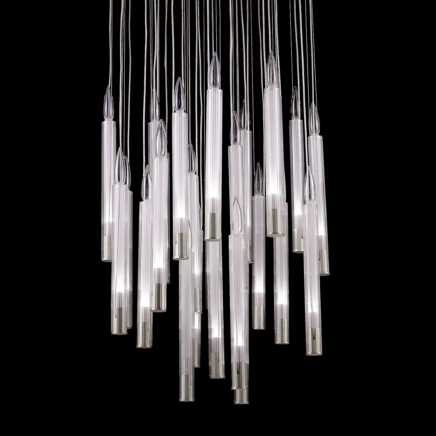 Подвесной светильник Delight Collection Candle P68094-25 chrome Подвесной светильник Delight Collection Candle P68094-25 chrome