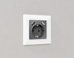 Комплект механизма розетки 2USB A+A 18W (быстрая зарядка) с/з Ambrella Volt Alfa MA659010