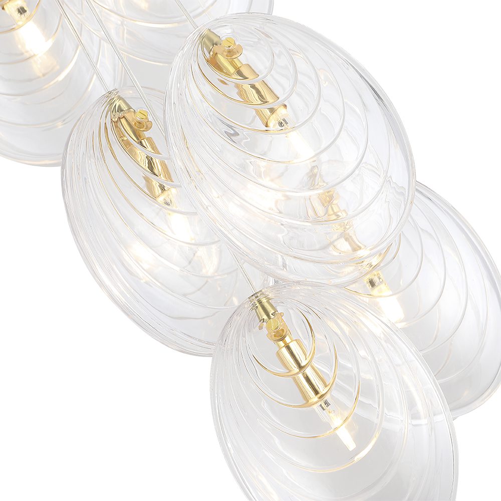 Подвесной светильник Crystal Lux MAR SP6 TRANSPARENTE Подвесной светильник Crystal Lux MAR SP6 TRANSPARENTE