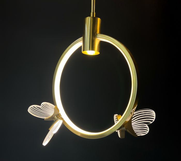 Подвесной светильник AM Group MARIPOSA SP2 POLISHED GOLD Подвесной светильник AM Group MARIPOSA SP2 POLISHED GOLD