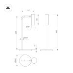 Настольная лампа Arlight SP-VERDI-TAB-3W Warm3000 051670