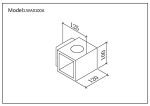 Уличный настенный светильник DesignLed LW-A0100A-BL-WW 002795