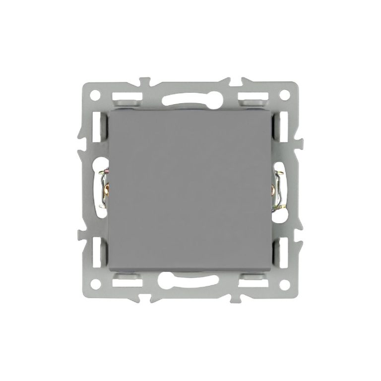 Механизм выключателя одноклавишный проходной Arlight SWT-MKP1-PL-GR (250V, 16A) 043716