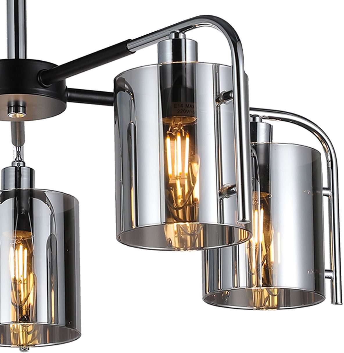 Люстра на штанге Escada Elegant 671/5P Chrome Люстра на штанге Escada Elegant 671/5P Chrome