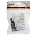 Розетка 1-местная б/з с защитной шторкой Stekker Эрна PST10-9109-03 49153