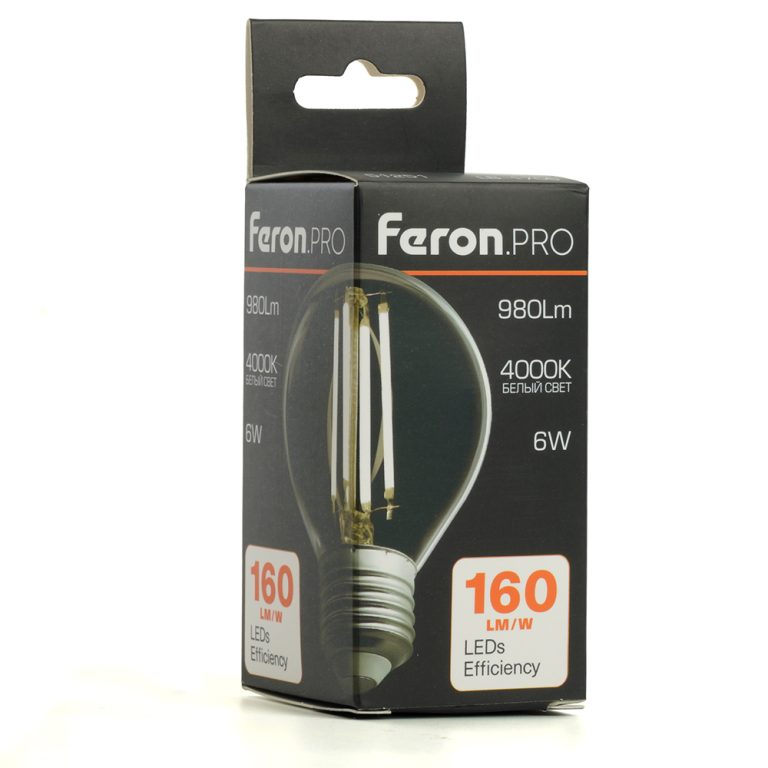 Лампа светодиодная Feron LB-1706 E27 6W 4000K 51251