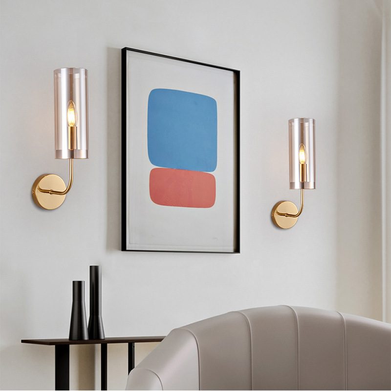 Бра ImperiumLoft Agne Blue Glass Tube 100322-22 Бра ImperiumLoft Agne Blue Glass Tube 100322-22